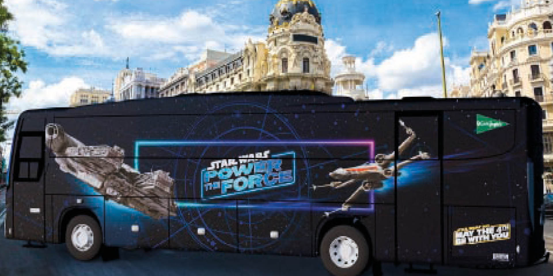 BUS STAR WARS MAY 4TH EN LOS JARDINES